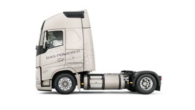 Volvo FH gas-powered long haul truck chassis