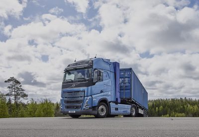 Volvo-vrachtwagens op waterstof