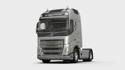 The Volvo FH exterior enhanced trim.