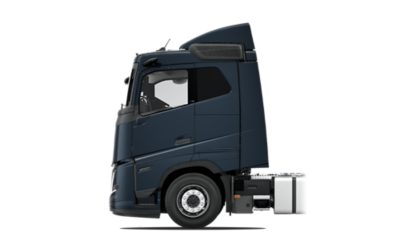 Volvo FH16 Aero -makuuohjaamo sivulta