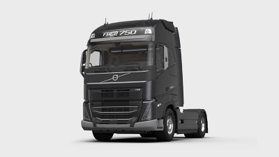 The Volvo FH16 exterior basic with sturdy front trim.