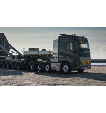Volvo FH16. Powered for heavy transport.