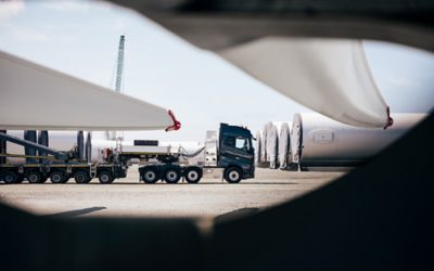 Carregamento de uma turbina eólica