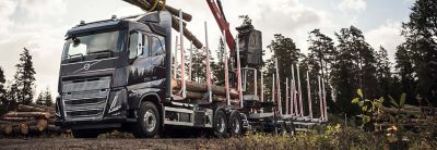 Volvo FH16's drivliner leverer en høj ydelse og et højt drejningsmoment til krævende opgaver.