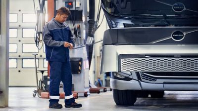 Volvo FH in der Werkstatt