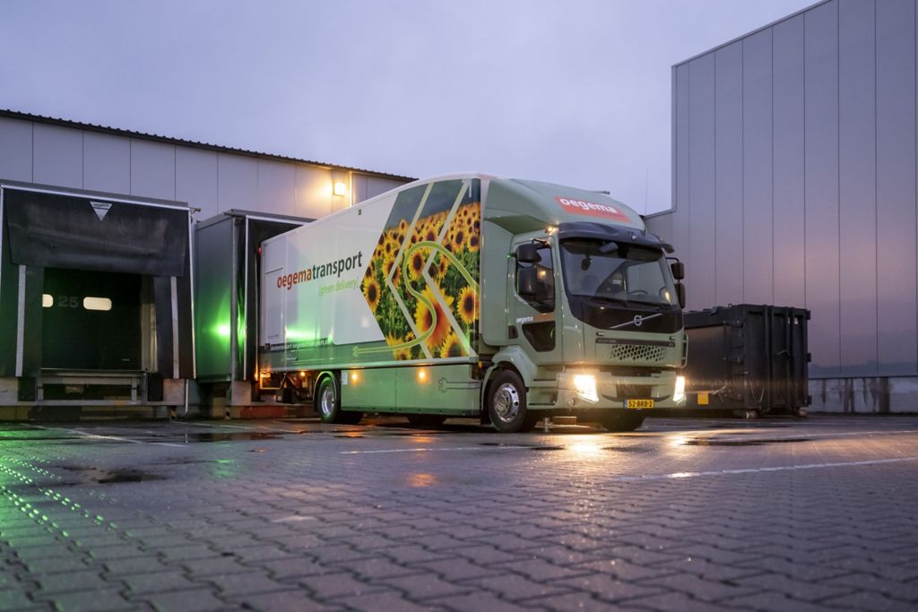 Volvo FL Electric voor Oegema Transport