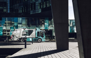 Hyttens exteriördesign gör att Volvo FL passar in perfekt på gatorna.