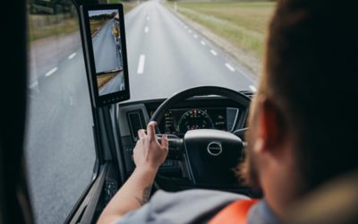 Camera monitor system from inside a truck