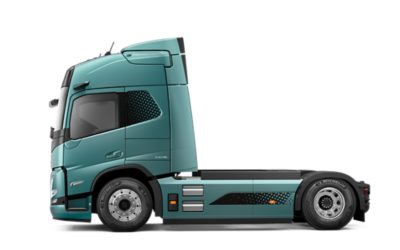 Zijaanzicht Volvo FM Electric