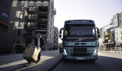 DFDS en Volvo Trucks werken samen om eletrische transporten mogelijk te maken