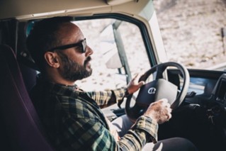 Volvo FM sürücü koltuğundan mükemmel görüş sağlanır.