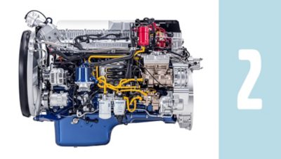 The new gas-powered G13C engine 