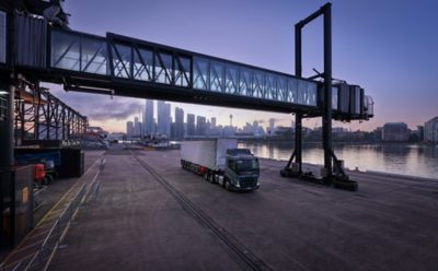 Volvo FM in a logistic centre