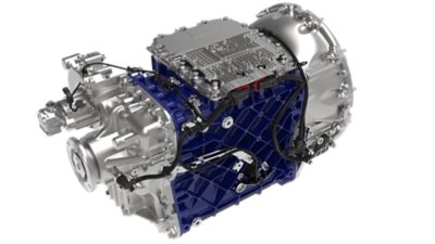 Isolated images of internal truck components