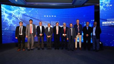 Eminent jury members and guests with Volvo leadership team