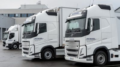 Volvo Truck Rentalilla on monipuolinen valikoima erilaista kuljetuskalustoa vuokraukseen