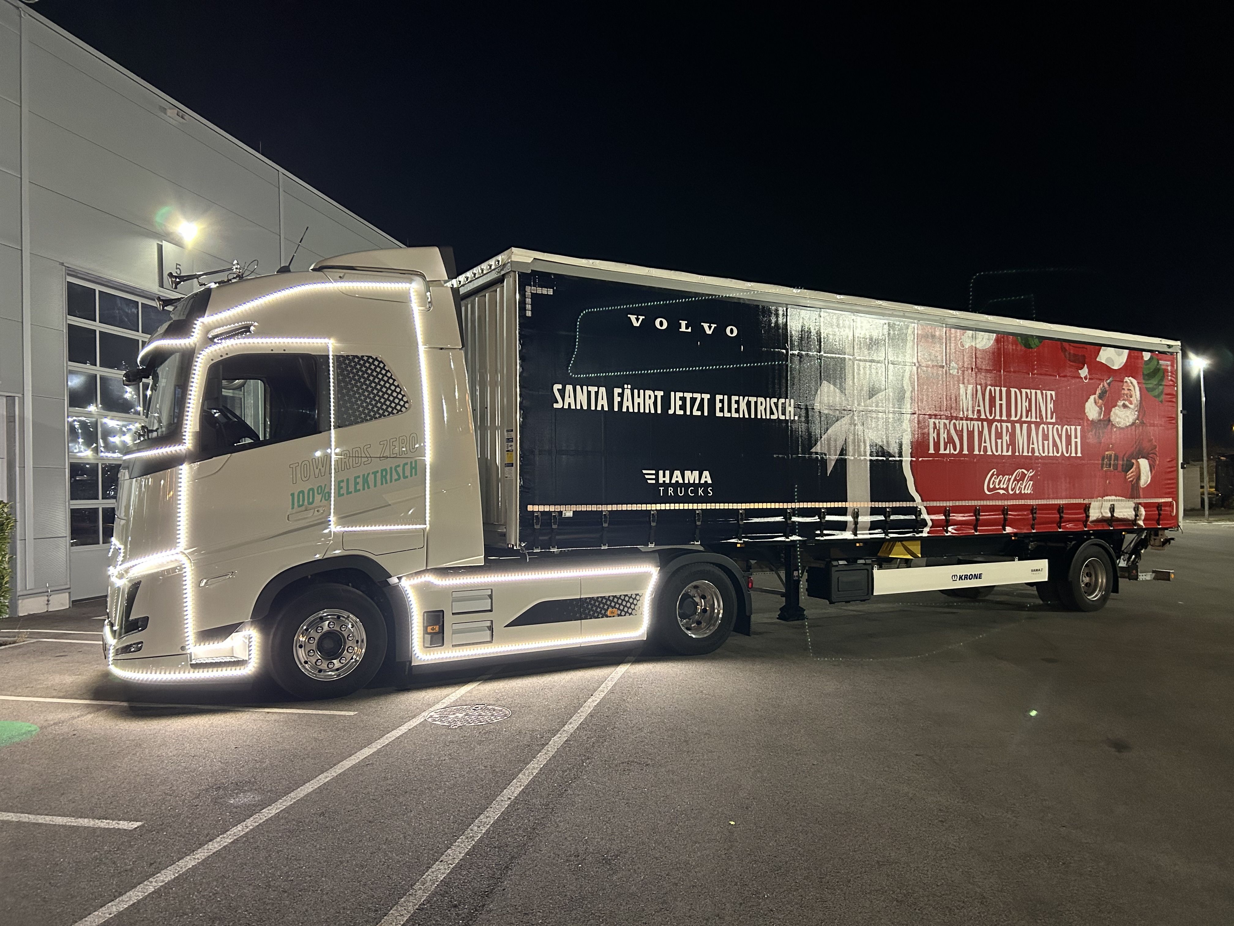 Volvo FH Aero Electric bei der Coca-Cola Weihnachtstour 2025 