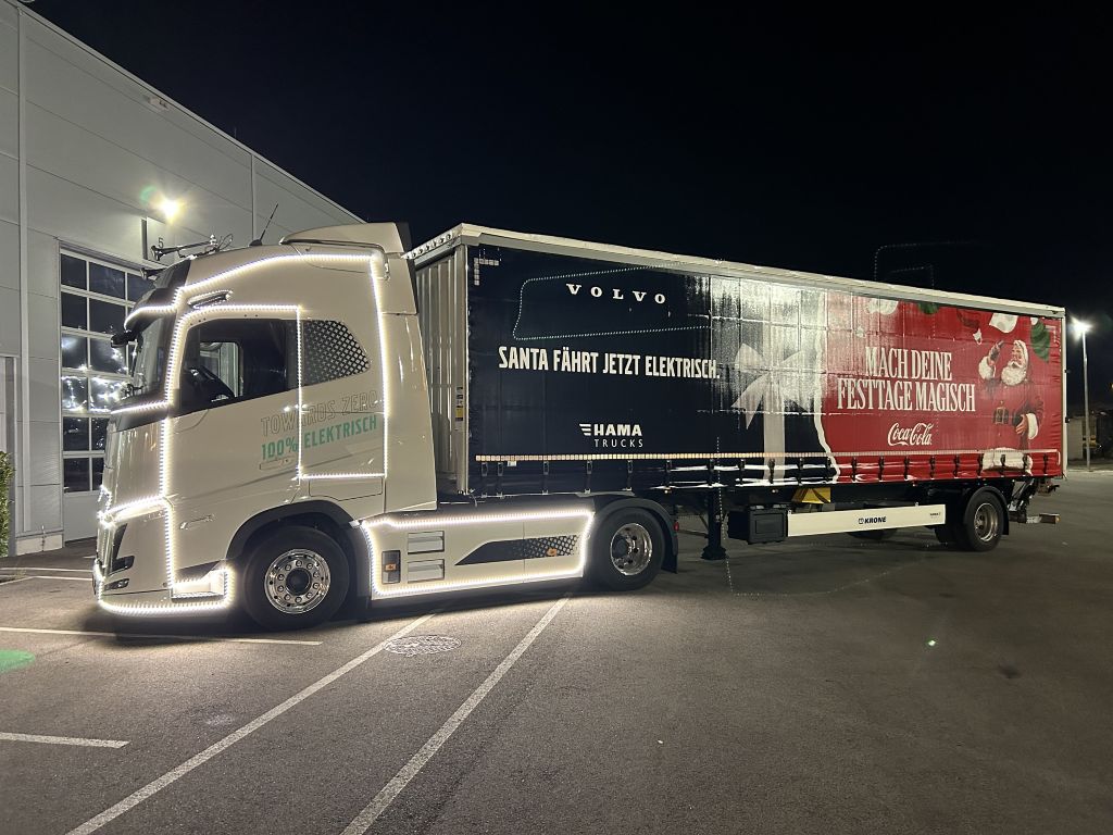 Volvo FH Aero Electric bei der Coca-Cola Weihnachtstour 2025 