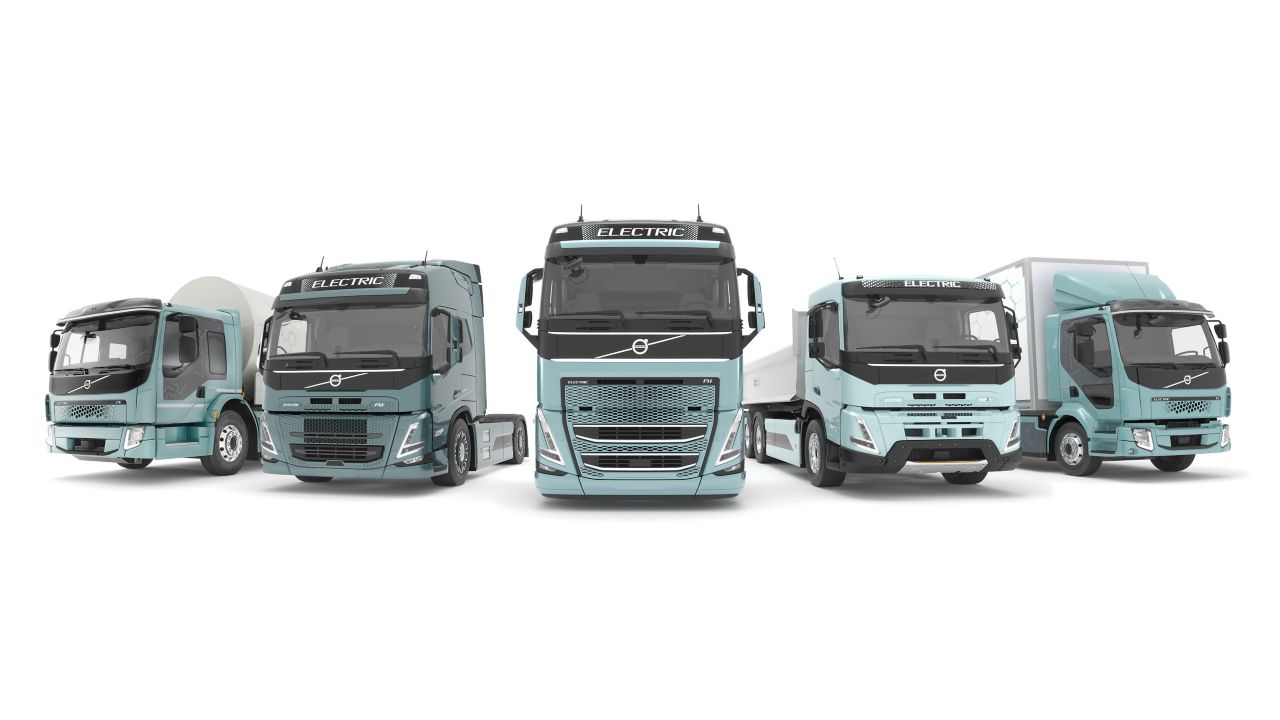 Společnost Volvo Trucks v roce 2021 uvede na trh kompletní řadu elektrických nákladních vozidel