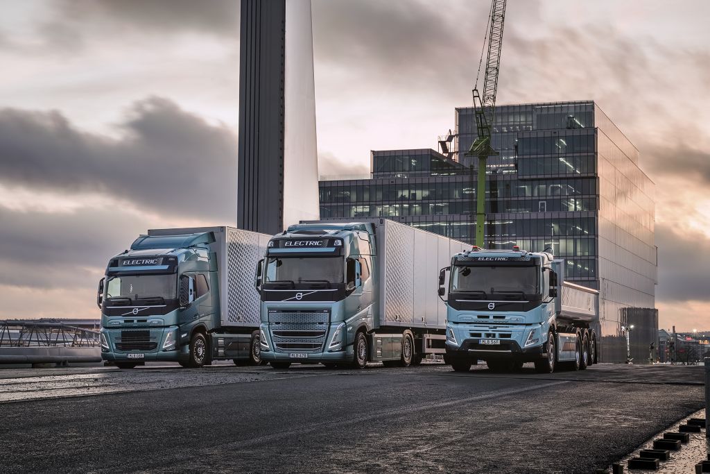 Volvo Trucks pronta para eletrificar grande parte do transporte de mercadorias