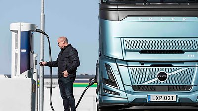 Publieke laadstations voor elektrische vrachtwagens