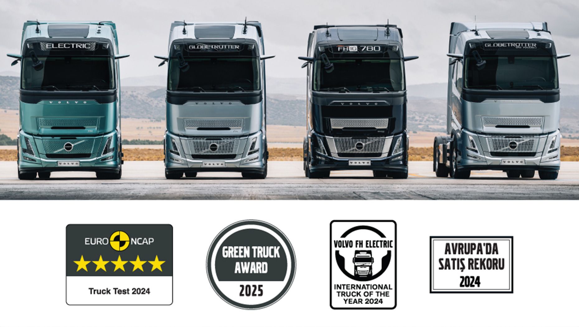 Volvo Trucks, Rekor ve Ödüllerine Yenilerini Ekliyor!