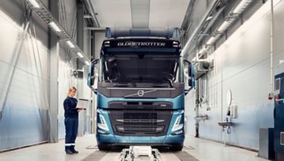 volvo trucks with women