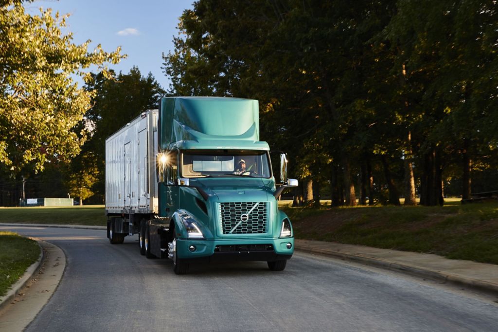 VNR Electrics used for deliveries to Volvo Trucks assembly plant in the USA