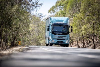 Volvo FL Electric on the road
