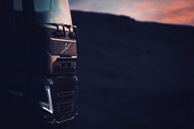 Road going uphill