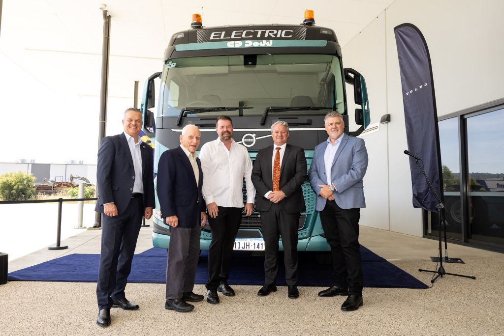 Volvo FM Electric truck delivered to CD Dodd