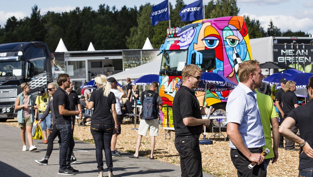 Volvo maxar prestandan på lastbilsfestival