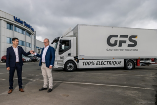 Remise des clés du Volvo FL électrique à GFS, Volvo Truck Center Cesson-Sévigné, le 23 juin 2021, Photo © Jean-Marie LIOT - www.jmliot.com