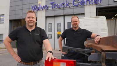 Volvo Truck Center Kuopio Harri Sinokki ja Jyri Mutikainen